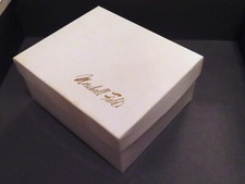 Vintage Marshall Fields's Department Store white gift box gold logo - RARE