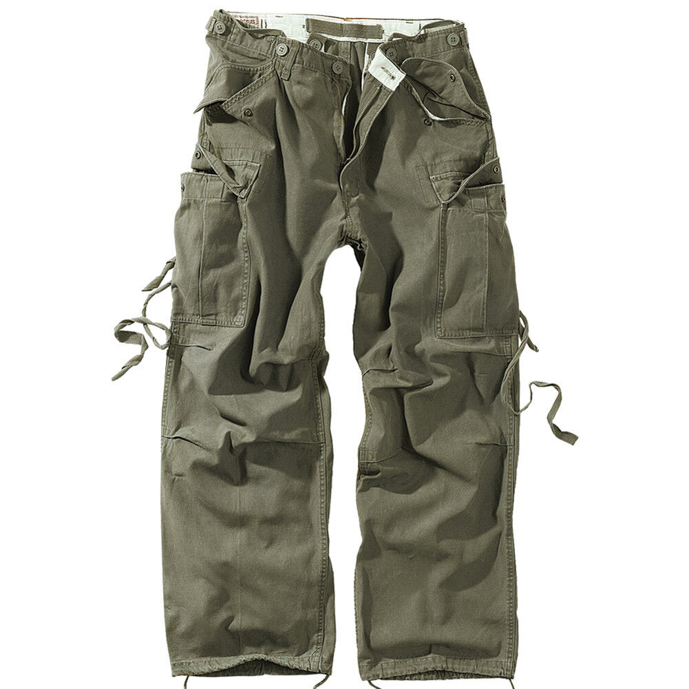 Vintage Mens Pants Cargo Trousers Surplus Work Casual Vintage Mens Pants Cargo Trousers Surplus Work Casual