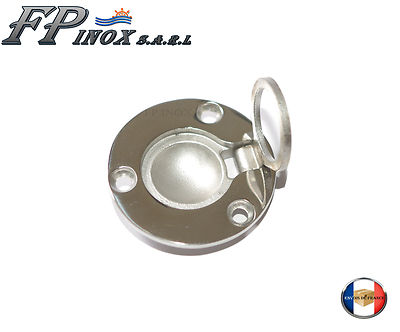 Anneau Cuvette Sans Ressort Rond 52mm inox 316 - A4 ( Lève Plancher, Poignée )