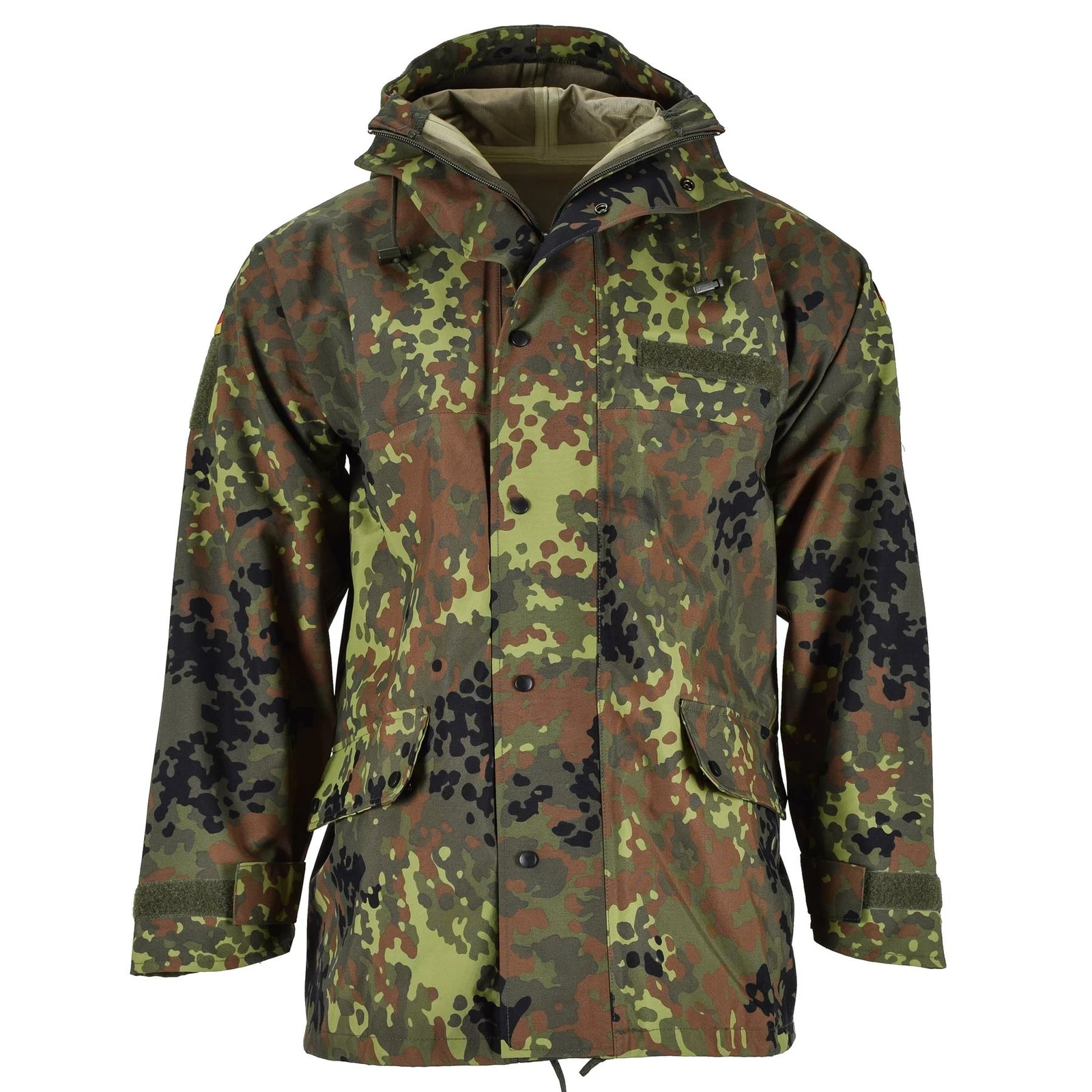 Mil-Tec brand German army field Jacket GoreTex Flecktarn camo waterproof rain
Opens in a new window