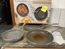 3 Pc Henckels Capri Notte Granitium 8 10 12 Fry Pans Non Stick Skillet Italy For Sale Online