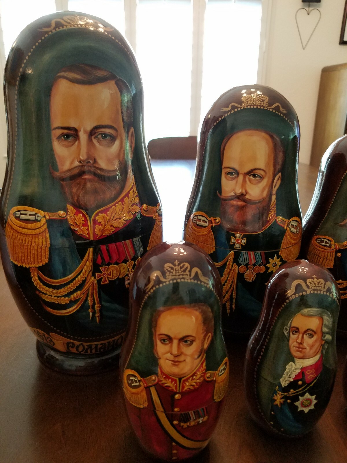 Romanov Dynasty Russian Nesting Dolls Matryoshka 14 pieces Czar Tzar