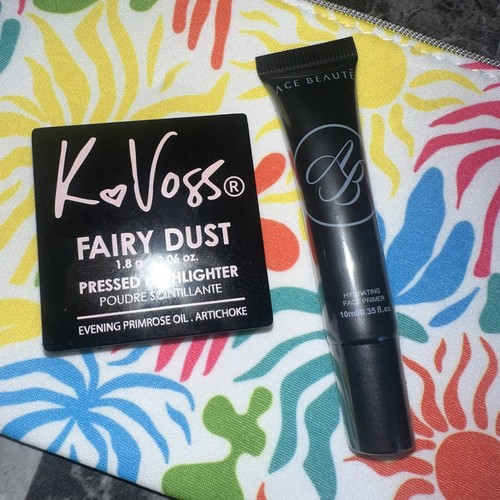 K Voss Fairy Dust Pressed Highlighter Starkissed 1.8 g. / .06 Oz + Face Primer - Picture 2 of 3