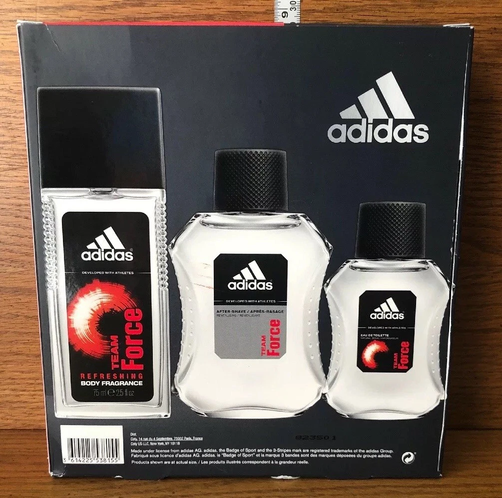 Adidas Team Force Fragrance Set 3 Piece Set Deodorant Fragrance After eBay