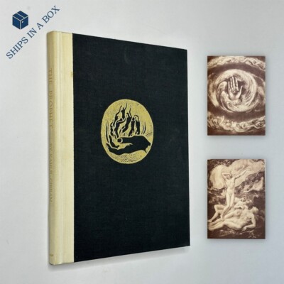 Illustrated Philosophy ''The Prophet'' Khalil Gibran (1969, Hardcover / Slipcase)
