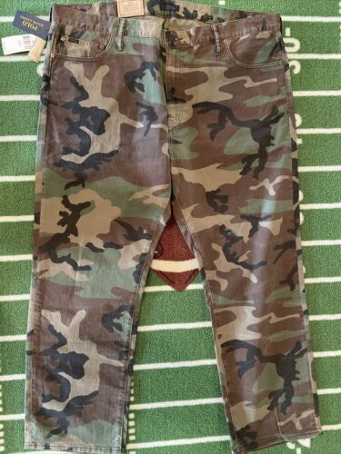 Polo Ralph Lauren Hampton Relaxed Straight Camouflage Jeans Big/Tall Sz 44Bx30
