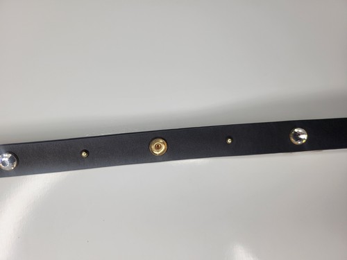 Michael Kors schwarzer schmaler Strass Gürtel Damen Gr. M **neu mit DEFEKT** - Bild 7 von 16
