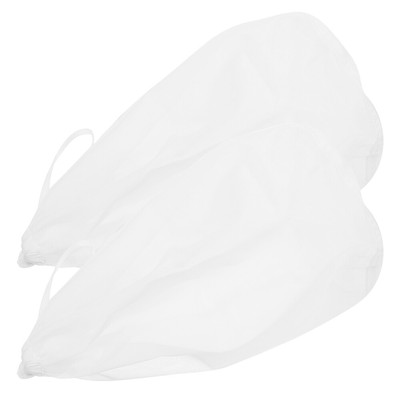  2 Pcs Filter Mesh Bag Brewing Milk Nut Strainer Bags for Straining Reusable
