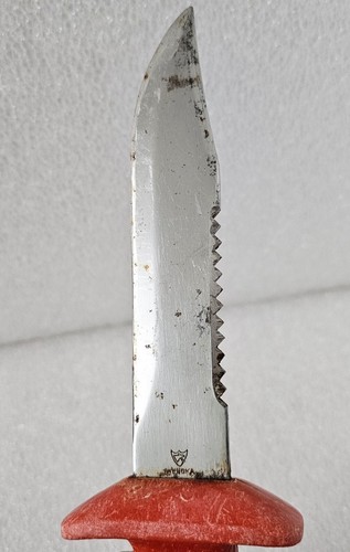 WENOKA 7906 Stainless Steel Japan Scuba Dive Knife 6" Blade with Rubber Sheath - Picture 7 of 17