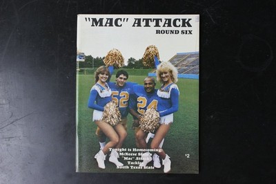 MAC ATTACK Round Six McNeese State Homecoming Football Program Sports