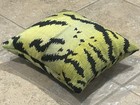 Scalamandré Tigre Tiger Print luxurious Velvet Pillow Knife Edge SQ 11”x 11” New — photo 1