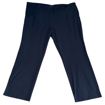 M&S Hose Slim Leg W48 L31 UK 24 lang marine Reißverschlusstasche Stretchhose