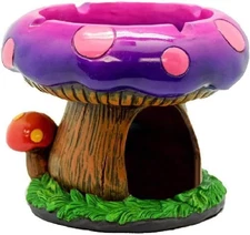 Mushroom Ashtray  with Storage - Cool Ashtrays for Weed Smokers and Bong Users