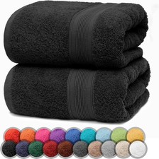 NatureMark Pack of 2 Bath Towels - 100 Cotton 27x54 Shower Towel