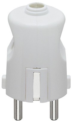 Vimar-Stecker 2P+E 16A axial weiß - 00230.B