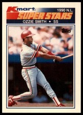 1990 Topps Kmart Super Stars Ozzie Smith #4 St. Louis Cardinals