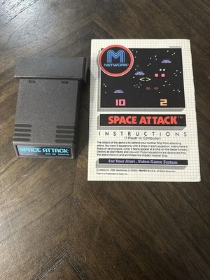 Atari Space Attack (Atari/Mattell 1982) Includes BOOKLET