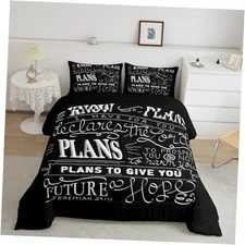  Kids Vintage Bible Verse Comforter Set Christian Bible Queen Multi 122708