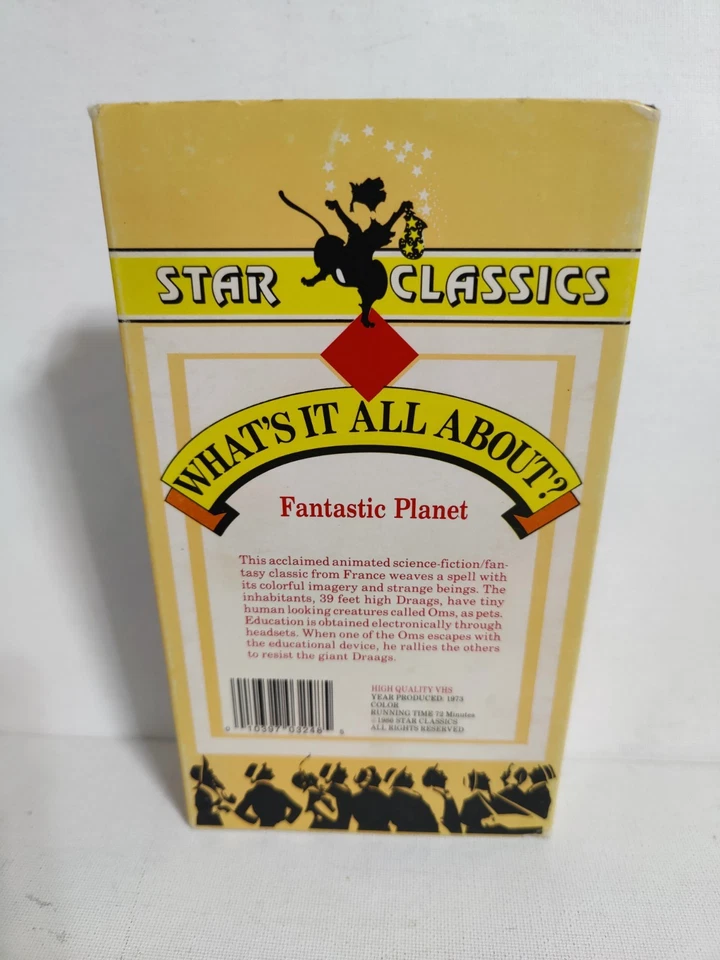 Fantastic Planet VHS 1973. Star Classics 1986 Release Rare - Image 2 of 4