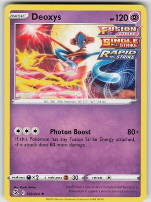 rare deoxys pokemon card Normal Forme - Holofoil Legends Awakened Psychic / 120 / Basic Attack 1 The rarest Pokémon EX Deoxys