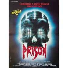 PRISON French Movie Poster  - 15x21 in. - 1987 - Renny Harlin, Viggo Mortensen
