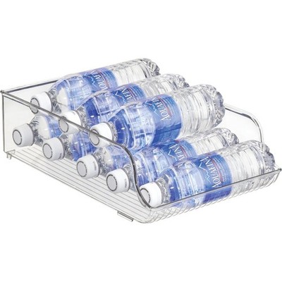Water Bottle Organizer for Fridge or Pantry - Clear - Made in USA