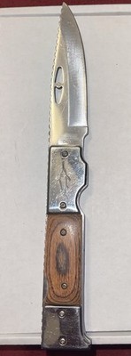Single Blade Folding Pocket Knife w/Engraved SWORDFISH Logo
