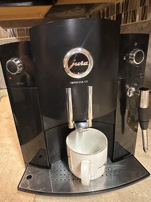 JURA Impressa C5 Bean-to-Cup Espresso Machine, Built-In Grinder, Black