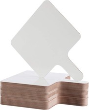 Dry Erase Answer Paddle White Board Double Sided Paddles 25 Pack 7.83 X 6.46