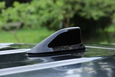 For Toyota RAV4 2020-2025 Roof Shark Fin Roof Antenna Cover Trim Gloss Black