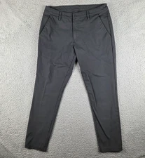 BYLT Premium Basics Men 36 Gray Everyday Pant 2.0 Slim Fit Performance Stretch