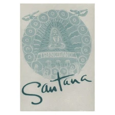 Santana 2001 Concert Tour Guest Backstage Pass