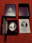 1989 S U.S Mint American Silver Eagle 1 Troy oz Proof Coin W/ OGP & COA