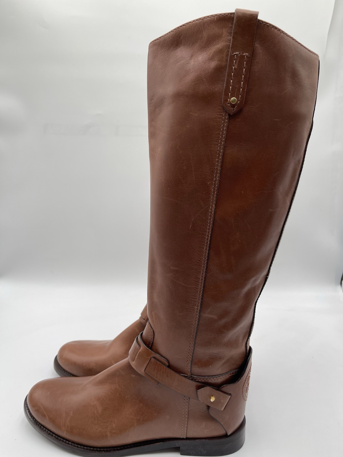 Women’s Tory Burch Colton riding boots Brown Leather Size 8M thumbnail 3