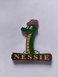 Loch Ness Monster Metal Fridge Magnet Scotland Nessie.used