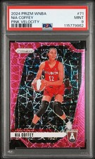 2024 Panini Prizm WNBA - Nia Coffey #71 - Pink Velocity /79 - PSA 9 - /79
