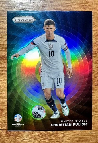 Christian Pulisic 2024 Panini Prizm Copa #5 Color Wheel SSP Case Hit USMNT