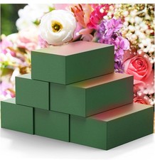 Paquete de 6 bloques de espuma floral espuma verde para arreglos florales