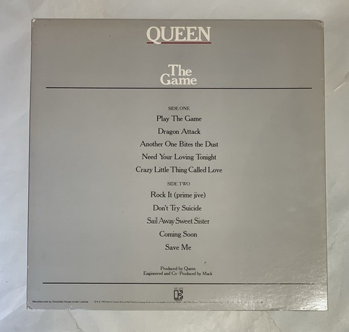 QUEEN LP THE GAME 1980 - Picture 2 of 4