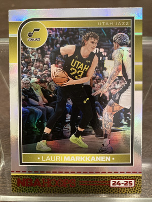 2024-25 NBA Hoops Lauri Markkanen Red Trim Foil TRUE Impulse #121 Jazz