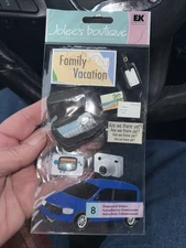 JOLEE'S BOUTIQUE Dimensional Stickers - FAMILY VACATION - 8 pcs Scrapbook