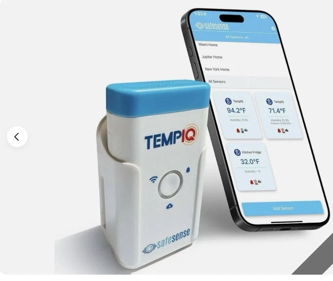 TEMPIQ*WiFi Temperature & Humidity Sensor App Integration*Alerts*Sense*NOS (G) - Image 2 of 4