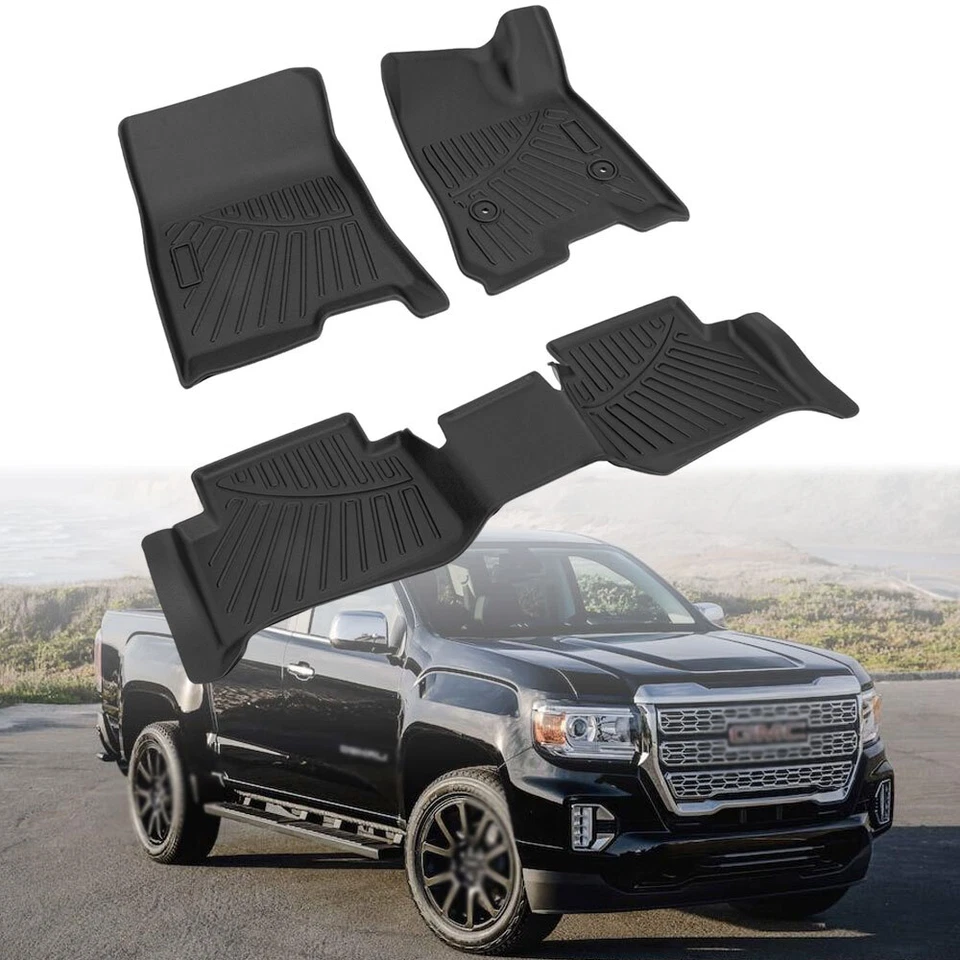 Floor Mats For Chevrolet Chevy Colorado 2023-2025 2026 & GMC Canyon 2023-2026 - Изображение 3 из 4