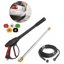 High Pressure Power Washer Spray Gun Wand Hose Kit+5 Tips For Craftsman New