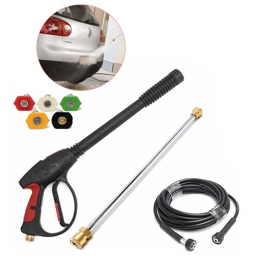 3000PSI High Pressure Power Washer Spray Gun Wand Hose Kit +5 Tips For Craftsman - Picture 2 of 12