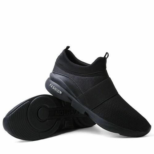 EE. UU. Hombres Informales Zapatos de Tenis Sin Cordones Aire Libre Caminar Atlético Correr Tenis Gimnasio - Imagen 15 de 26
