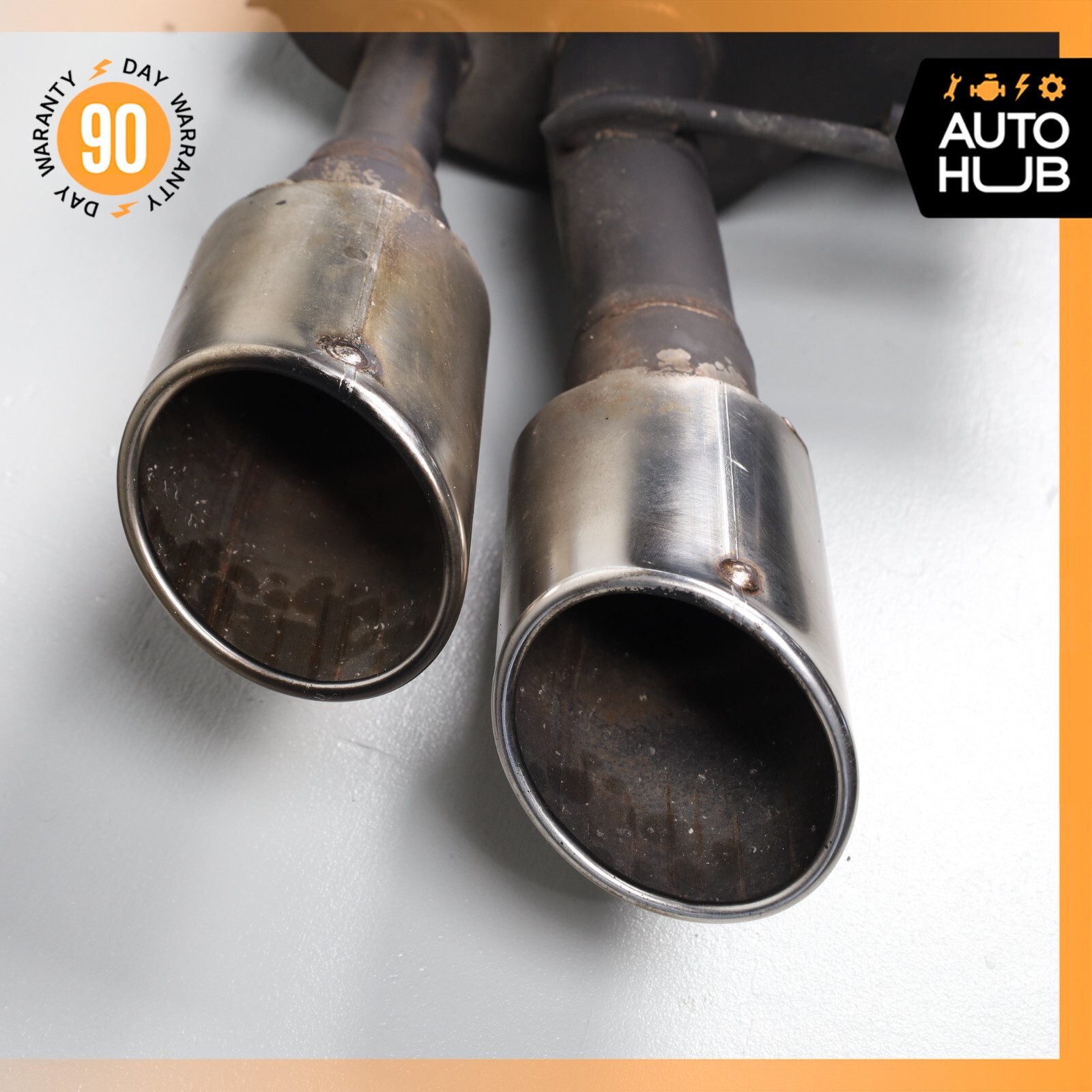 Maserati Quattroporte M139 Exhaust Mufflers Dual Tips Left & Right Side Set 51k