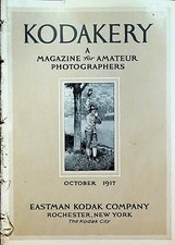 Kodakery Magazine for Amateur Photographers Kodak October 1917 Rochester NY