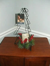NWT BED.BATH & BEYOND 16" TALL CHRISTMAS TREE SHAPED LED CANDLE DECOR 
