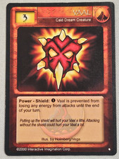 Magi Nation Duel - Vaal - Cald Dream Creature - VTG 2000 Rare Unlimited